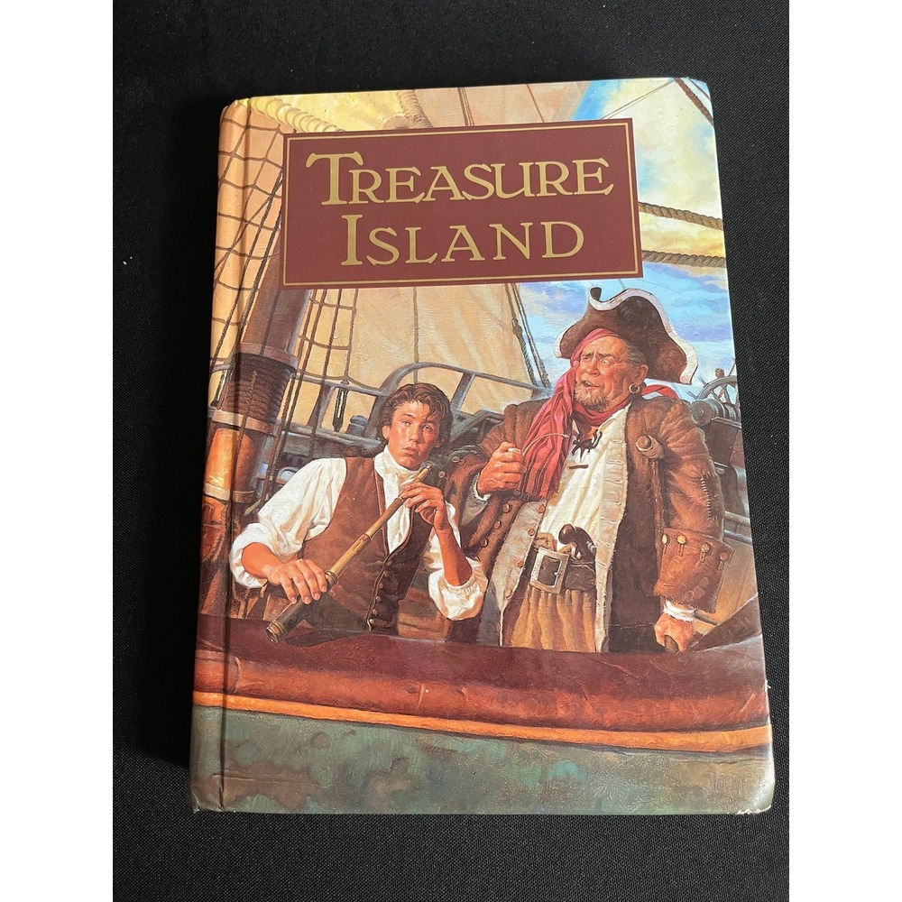 Treasure Island Robert Louis Stevenson Illustrated Junior Library Hardcover 1994